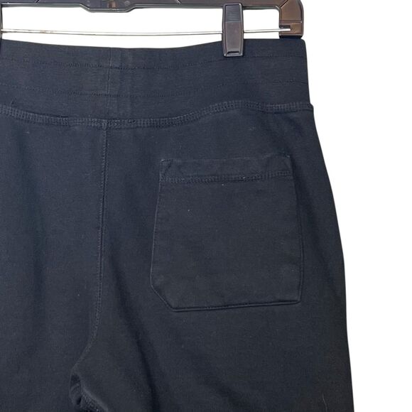 Civil Regime Sweatpants Mens Small Black Joggers Rebel Youth Rose Graphic Cuffed - Picture 11 of 13